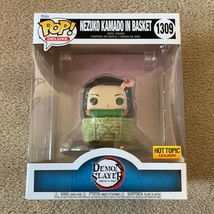 Nezuko in basket Demon Slayer Anime Funko Pop Hot Topic Exclusive